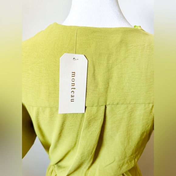 SOLD NWT Monteau Wrap Dress - Picture 5 of 5